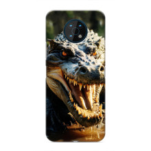 Чехол с картинкой «Хищники» для Nokia G50 (Крокодил)