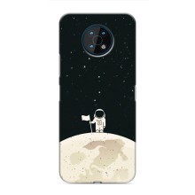 Космические Чехлы для Нокиа G50 (VPrint) (На луне)