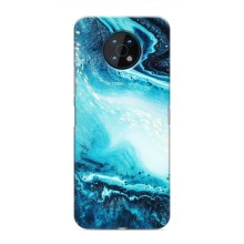 Мраморний чехол на Nokia G50 (VPrint) (Блакитний мрамор)