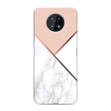 Мраморний чехол на Nokia G50 (VPrint) (Тройний мрамор)