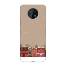 Новорічні, Святкові Чохли для Nokia G50 - 2024 год (Зимове місто)