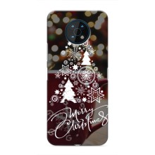 Рождественские Чехлы для Nokia G50 (VPrint) (Елочка узорная)