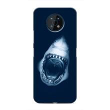 Силіконовий бампер з картинкою звірів для Nokia G50 (Пащу Акули)