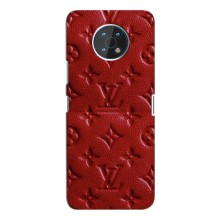 Текстурный Чехол Louis Vuitton для Нокиа Джи 50 – Красный ЛВ