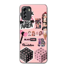 Чехлы с картинкой для Nokia G60 (BLACK PINK коллаж)