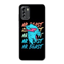 Чехлы Мистер Бист для Нокиа G60 – logo Mr beast