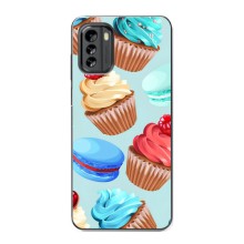 Чехлы с Фруктами для Nokia G60 (VPrint) (Кексики)