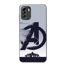 Чехлы с героями Марвел Nokia G60 (VPrint)