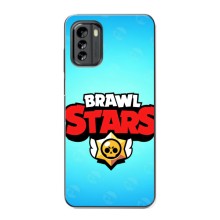 Чехлы Brawl Stars для Nokia G60 (AlphaPrint) – Лого Бравл Старс