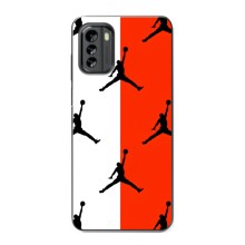 Чехлы для Nokia G60 - с картинкой JORDAN (AlphaPrint) (Лого Джордан)