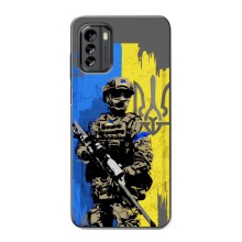 Чехлы с картинкой ЗСУ для Nokia G60 (AlphaPrint) (АРТ солдат)