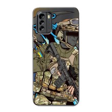 Чехлы с картинкой ЗСУ для Nokia G60 (AlphaPrint) (Воин ВСУ)
