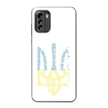 Чохли для Nokia G60 Укр. Символіка (AlphaPrint) (Герб з букв)