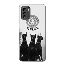 Чехлы VERSACE для Нокиа G60 (PREMIUMPrint) (Доберман Версаче)