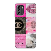 Чехол (Dior, Prada, YSL, Chanel) для Nokia G60 – Модница