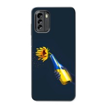 Чехол для Патриота Украины Nokia G60 - (AlphaPrint) (Коктейль молотова)