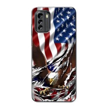 Чехол Флаг USA для Nokia G60 – Флаг USA