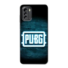 Чехол PUBG для Нокиа G60 (AlphaPrint) (Лого PUBG)