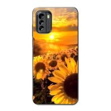 Чохол з Квітами для Nokia G60 (поле соняшників)