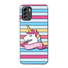 Чехол для Нокиа G60 - (Единорожки - Новинки) (AlphaPrint) (Unicorn)