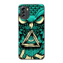 Чехол с птицами на Nokia G60 (VPrint) (Сова с глазом)