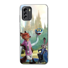 Чехол Зоотрополіс на Nokia G60 – Ник Джуди и змея