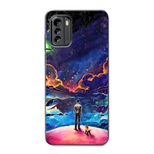 Космические Чехлы для Нокиа G60 (VPrint) (Галактический вид)