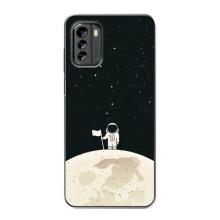 Космические Чехлы для Нокиа G60 (VPrint) (На луне)