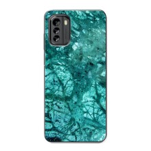 Мраморний чехол на Nokia G60 (VPrint) (Зелений мрамор)