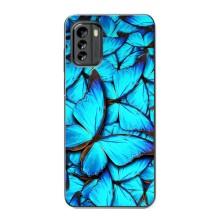 Силіконовий бампер з картинкою звірів для Nokia G60 (Крила метеликів)