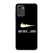 Силиконовый Чехол на Nokia G60 с картинкой Nike (Later)