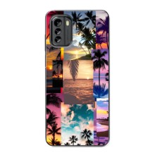 Силиконовый чехол с КАРТИНКАМИ лето для Nokia G60 (AlphaPrint) (Летний отпуск)