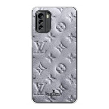 Текстурный Чехол Louis Vuitton для Нокиа Джи 60 – Белый ЛВ