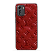 Текстурный Чехол Louis Vuitton для Нокиа Джи 60 – Красный ЛВ
