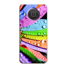 Чехлы (ART) Цветы на Nokia X10 (VPrint) (Семицветик)