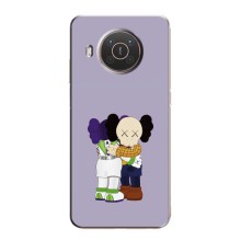 Чехлы для Nokia X10 - Bearbrick Louis Vuitton (PREMIUMPrint) (Дружба Беарбрик)