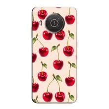 Чехлы с Фруктами для Nokia X10 (VPrint) (Вишня)