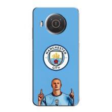 Чехлы с футболистом Ерлинг Холанд для Nokia X10 (AlphaPrint) (Холанд Манчестер Сити)