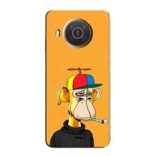 Чехлы с Обезьянами NFT для Nokia X10 (AlphaPrint) (Скучающая Обезьяна NFT)