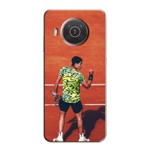 Чехлы с принтом Спортивная тематика для Nokia X10 – Алькарас Теннисист