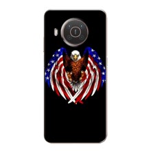 Чехол Флаг USA для Nokia X10 – Крылья США