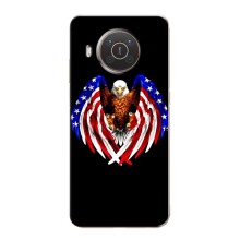 Чехол Флаг USA для Nokia X10 – Крылья США