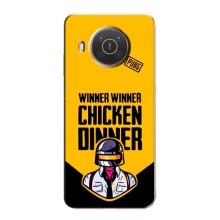 Чехол PUBG для Нокиа Х10 (AlphaPrint) (Pubg шлем)