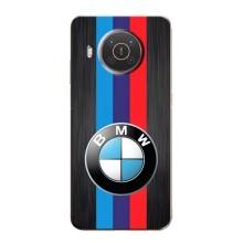 Чехол для Нокиа Х10 - с принтом БМВ (AlphaPrint) (Лого BMW)