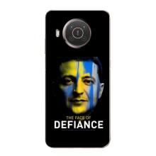 Чехол для Nokia X10 (AlphaPrint - с принтом Зеленского) – В. Зеленский