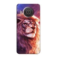 Чехол со Львом для Nokia X10 (VPrint) (Красочный Лев)