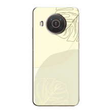 Чохол квітковий дизайн для Nokia X10 – Зелений фон