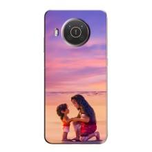 Чехол с мультфильмом Моана Nokia X10 (Моана и Симеа)
