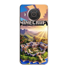 Чохол з картинками Майнкрафт для Нокія Х10 – Minecraft