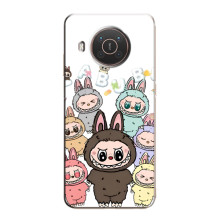Чохол з принтом Лабубу для Nokia X10